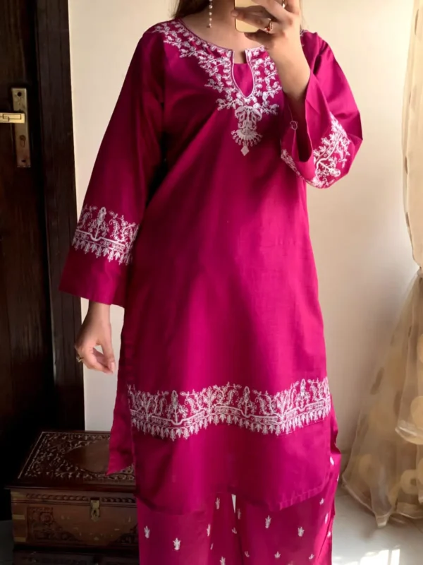 2 piece Cotton Lawn Embroidery